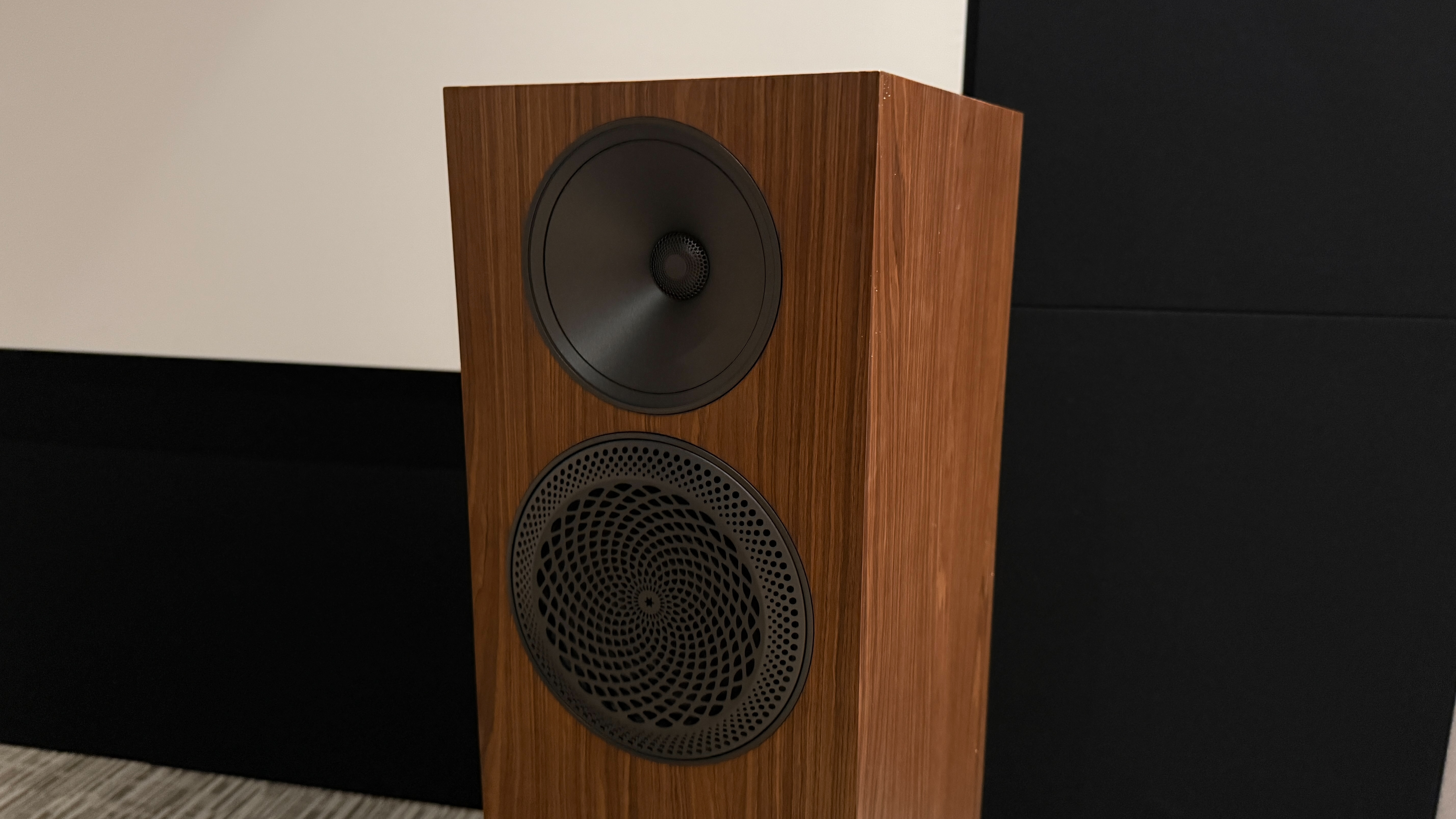 Paradigm Premier 820F v2 floorstanding speakers in a home cinema room