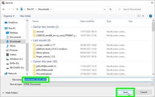 how to export Chrome bookmarks - save html file