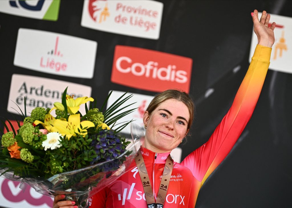 Vollering rounds out the Classics with another podium at Liège-Bastogne ...