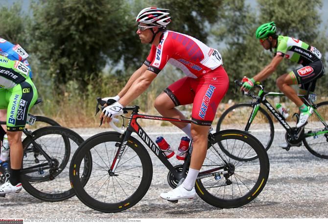 Marco Haller (Katusha) rides in the bunch during the Tour of Turkey Stage 6