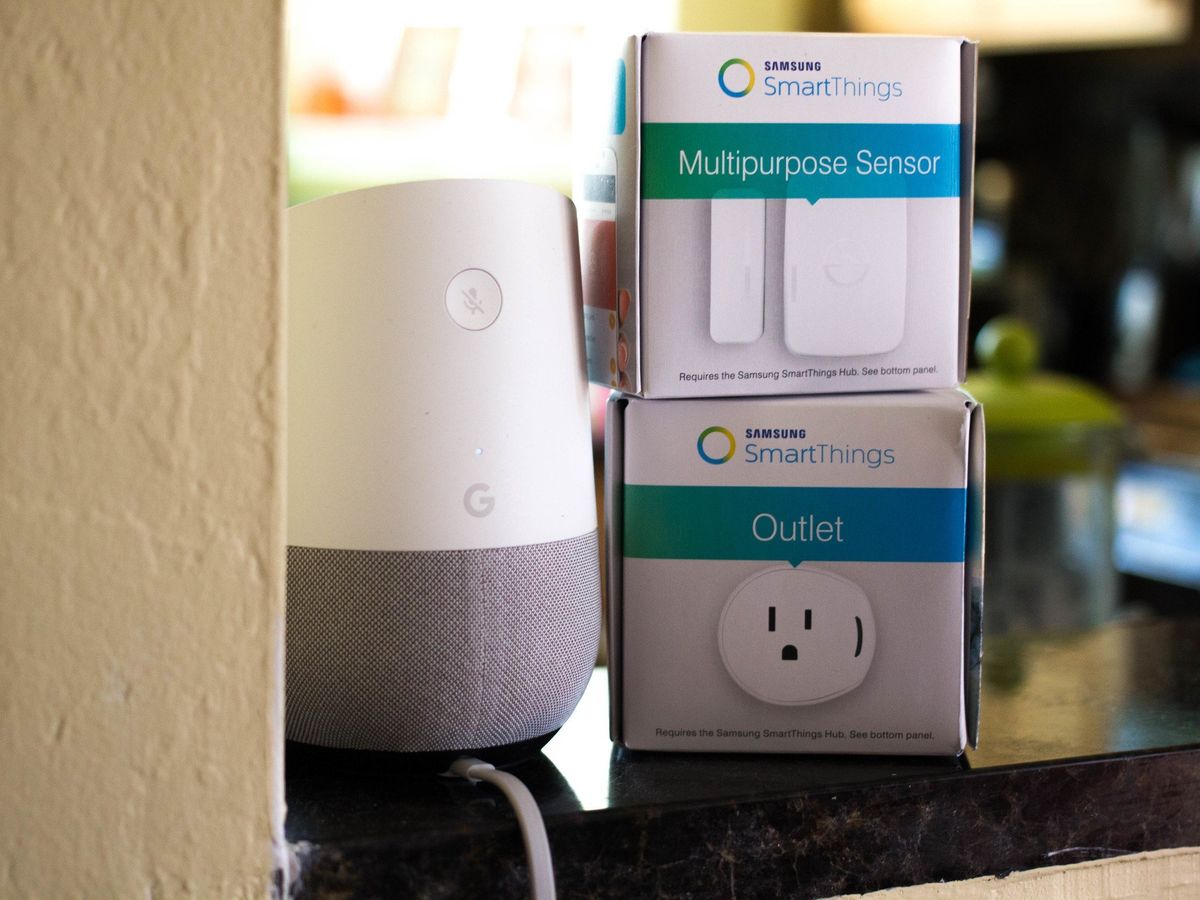 Samsung smartthings work hot sale with google home