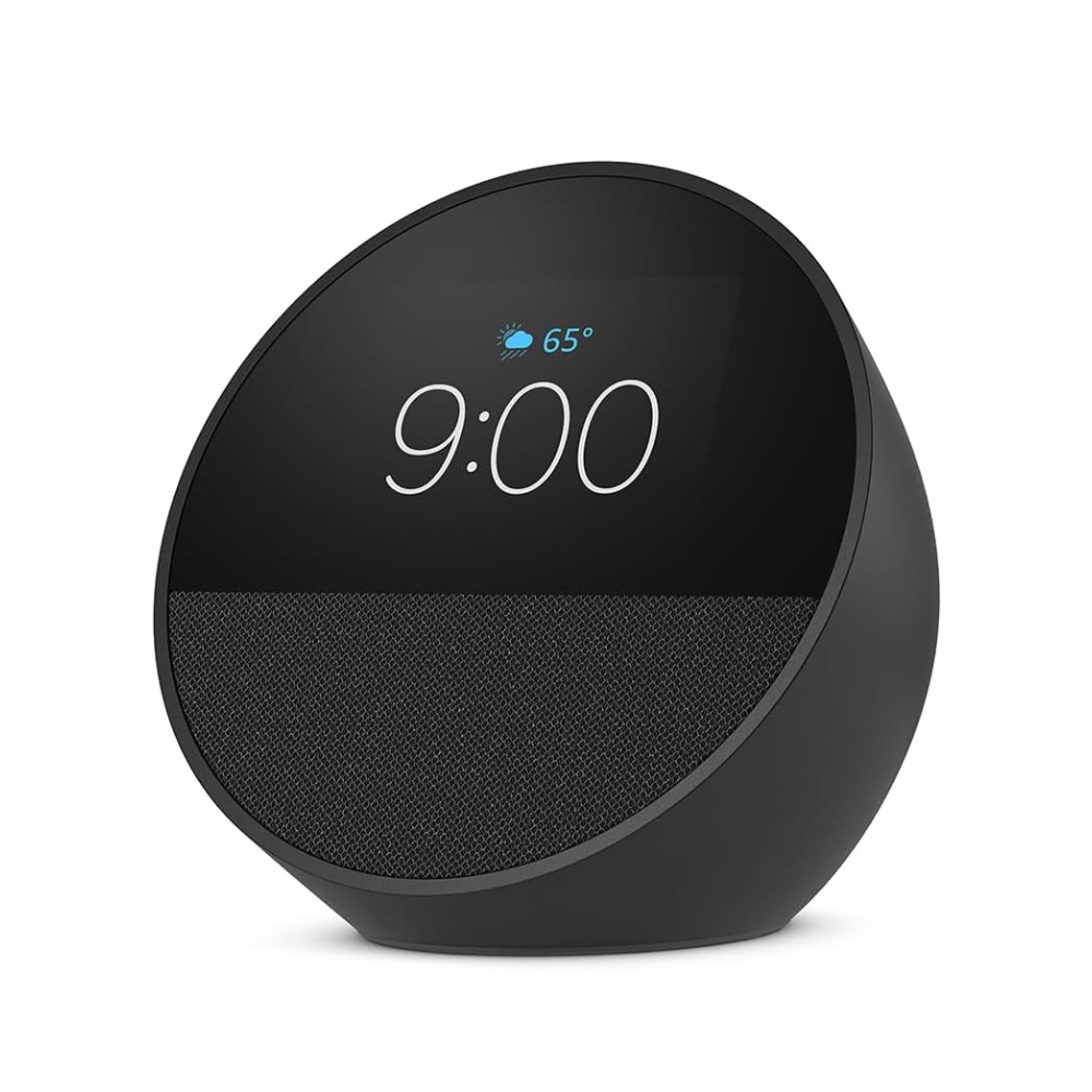 Amazon Echo Spot 2024 in black