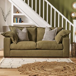 ScS Lennox Fabric 3 Seater Sofa in a living room