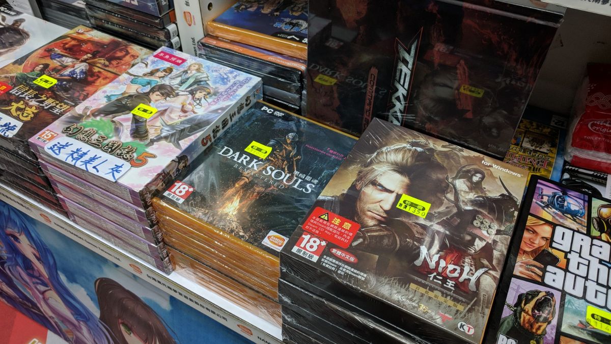 Stacks of the bestsellers.