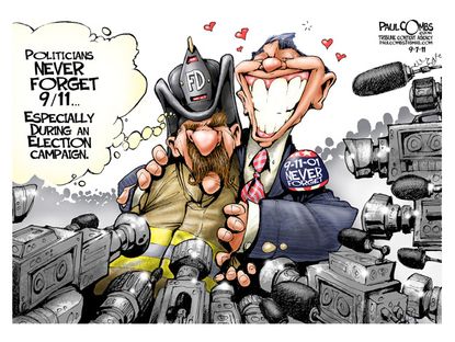 Political cartoon U.S. 9/11 Election