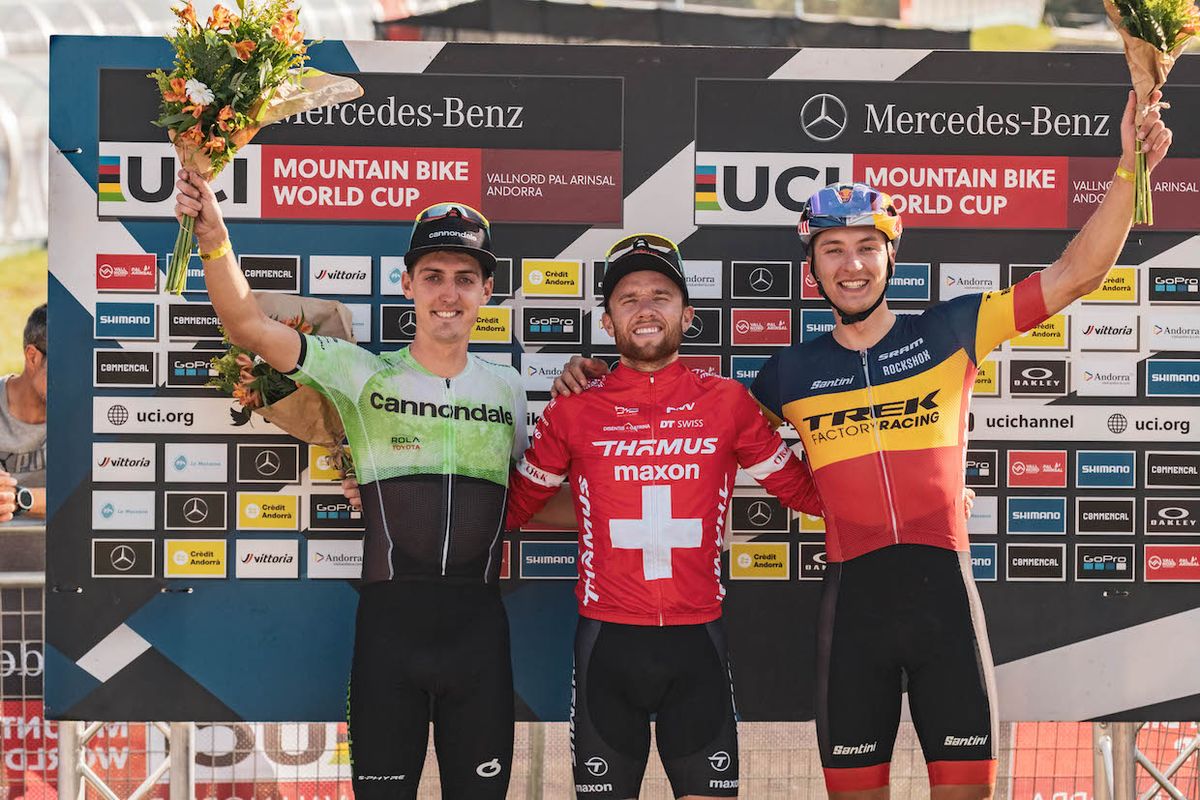 Short track (XCC) at the Mountain Bike World Cup in Vallnord 2022