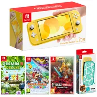 Pack Nintendo Switch Lite + 3 jeux + pochette : 254,99 &euro; (au lieu de 364,95 &euro;) chez Auchan