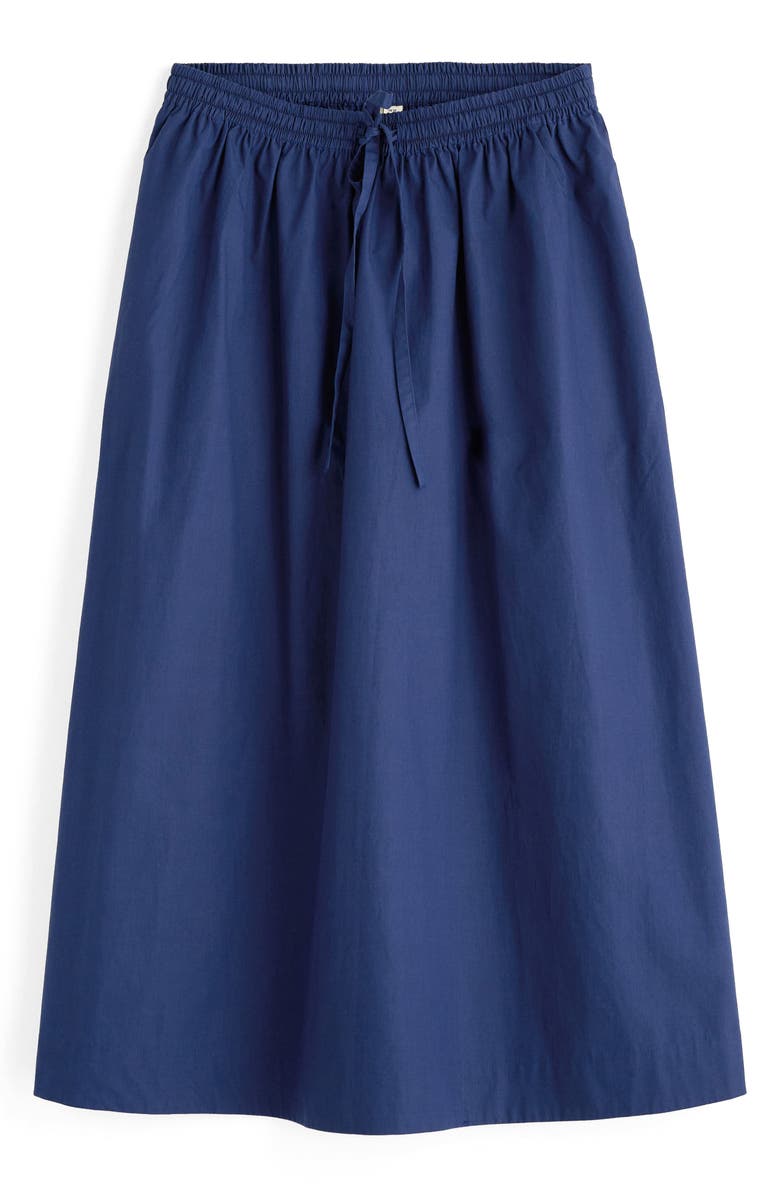 Organic Cotton Drawstring Maxi Skirt