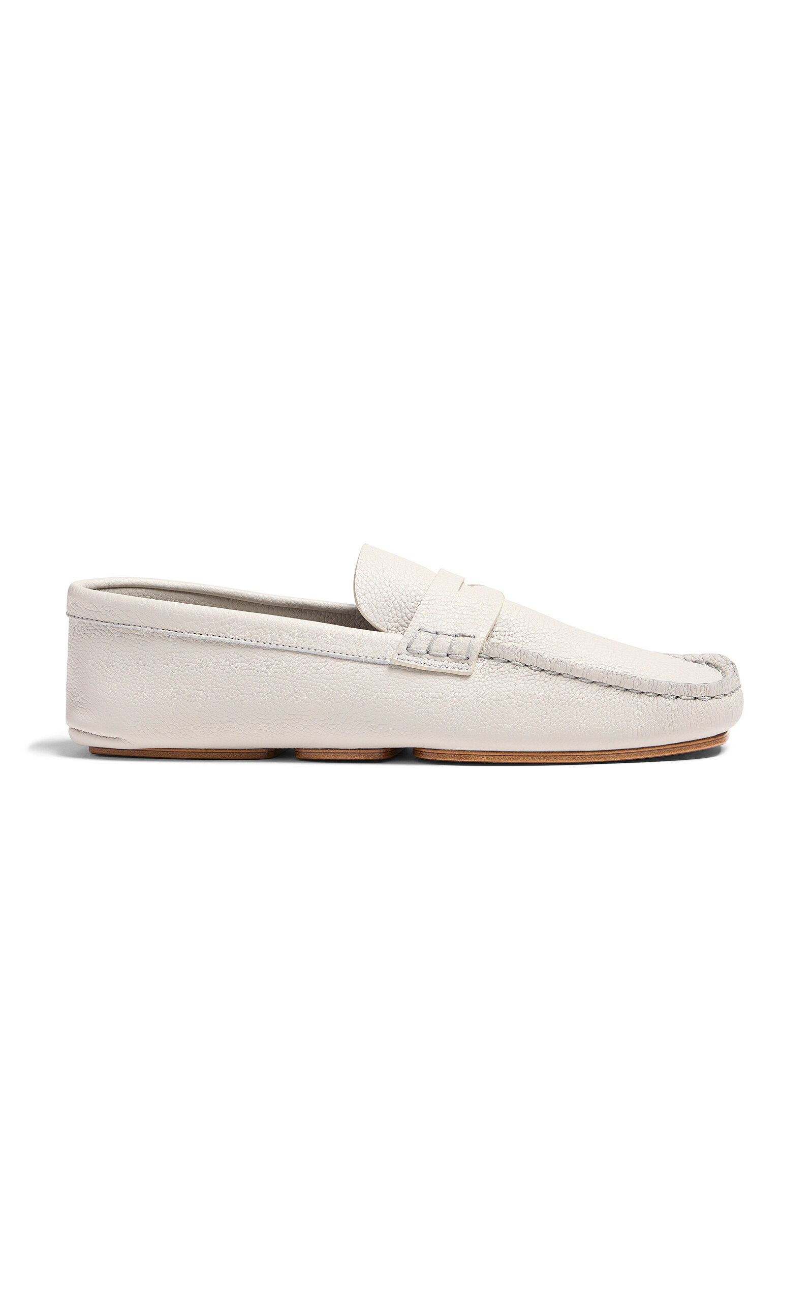 Billy Pebbled Leather Loafers