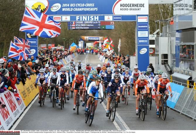 The start of the women's race