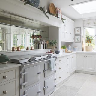 country house in Oxforshire decorated in pastel scheme