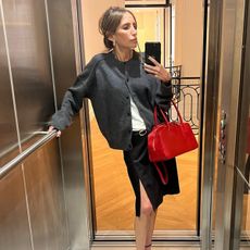 Chloé Harrouche wearing Loulou de Saison.