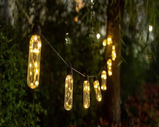 Alvares Bottle Solar-powered Warm white 10 LED Outdoor String lights