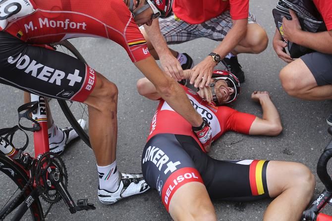 Adam Hansen (Lotto Belisol) gave it his all