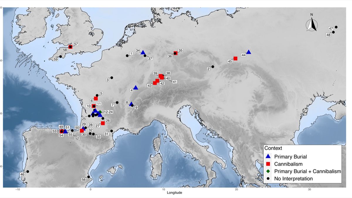 Cannibalism was a common funerary rite in northwest Europe near
