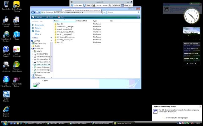 Step 4: Connect a drive and work locally