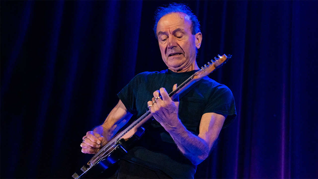 Hugh Cornwell performs at Islington Assembly Hall in London, England on January 25, 2024