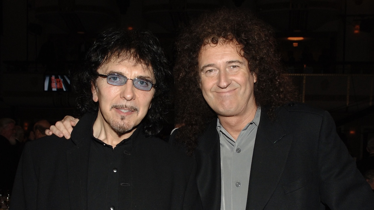 Tony Iommi of Black Sabbath, Brian May of Queen