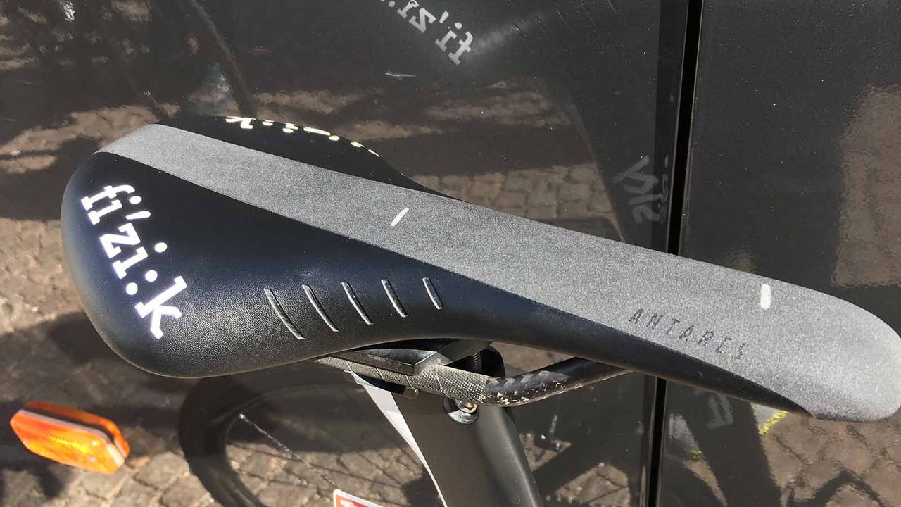 Fizik supply Team Sky with their full range of saddles, depending on rider preference