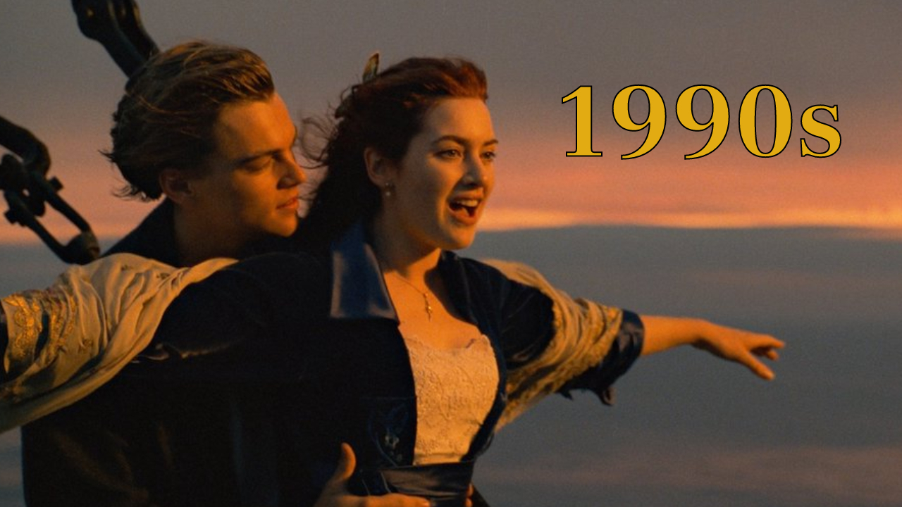 Leonardo DiCaprio and Kate Winslet in Titanic