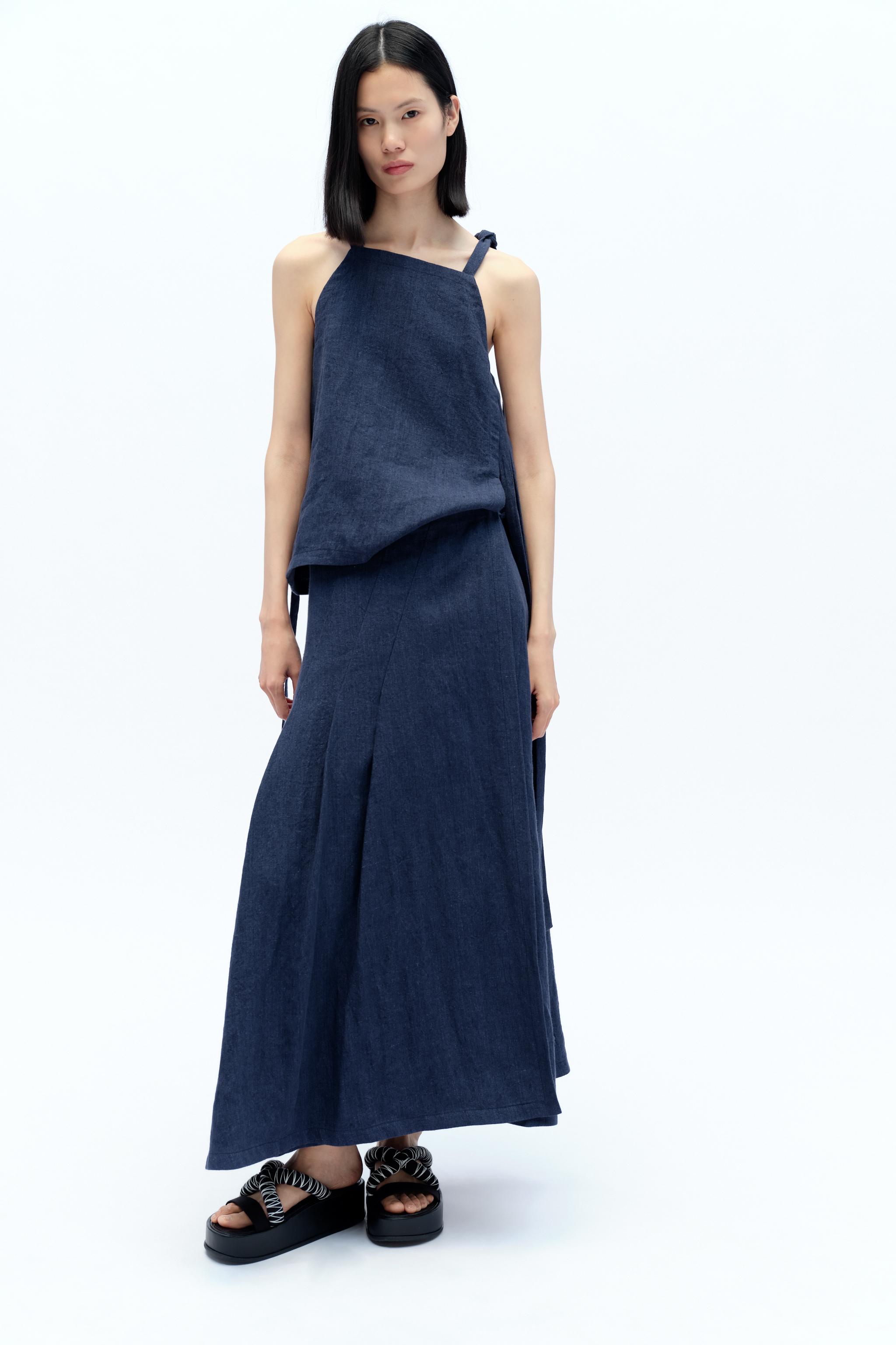 100% Linen Wrap Skirt X Fanglu Lin