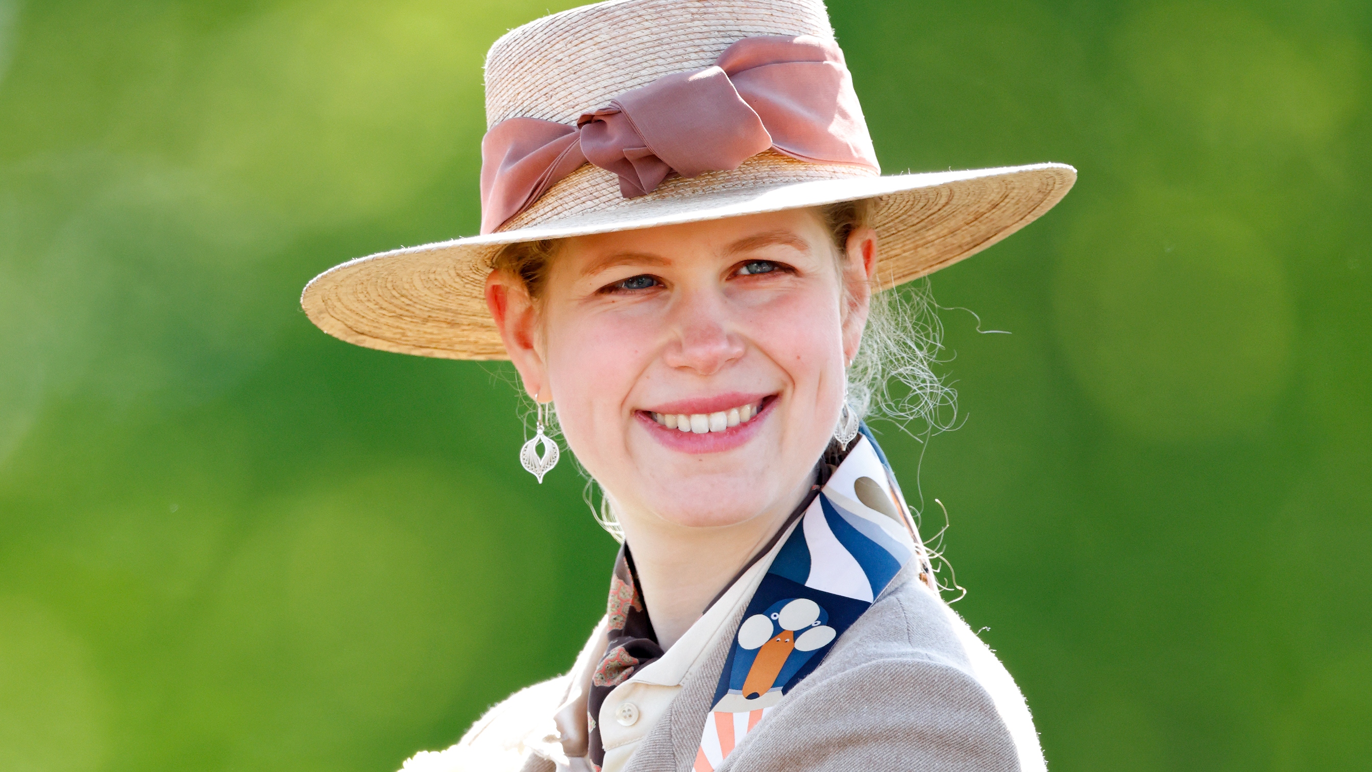 Lady Louise Windsor takes part in the &#039;Pol Roger Meet of the British Driving Society&#039; carriage driving parade on day 5 of the 2024 Royal Windsor Horse Show