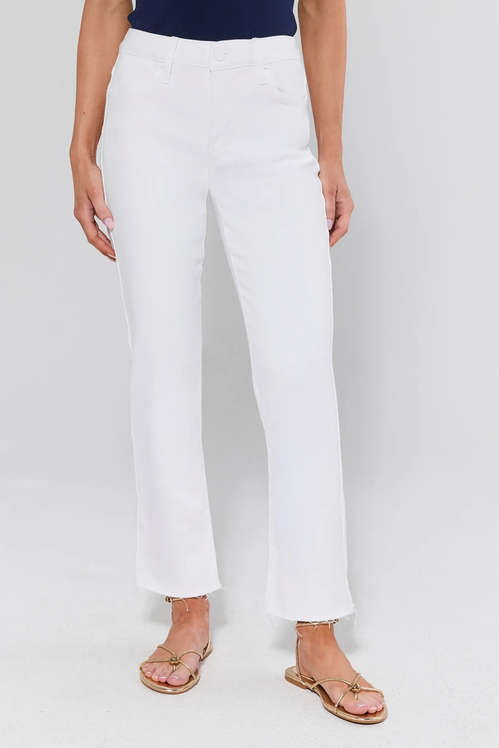 Becca White Kick Flare Jeans