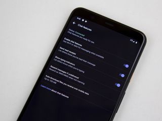 RCS settings in Google Messages
