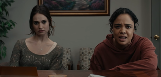 Lily James and Tessa Thompson in Little Woods