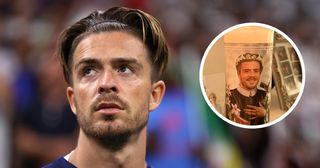 Jack Grealish of England looks on during the FIFA World Cup Qatar 2022 Round of 16 match between England and Senegal at Al Bayt Stadium on December 04, 2022 in Al Khor, Qatar.