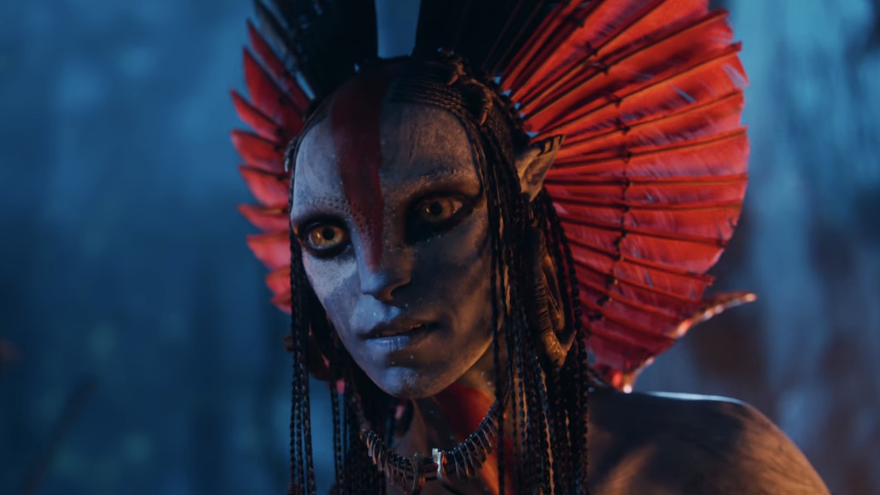 A fire Na&#039;vi speaking in Avatar 3&#039;s trailer