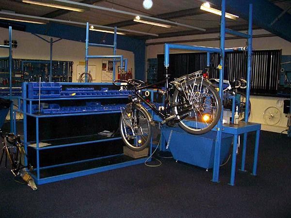 The Koga mechanic's school. Every Koga employee does two years here before they're qualified to build their bikes.