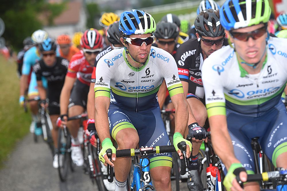 Michael Matthews (Orica-GreenEdge) in the field