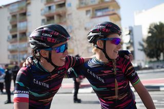 Kasia Niewiadoma and Pauline Ferrand-Prevot (Canyon-SRAM)