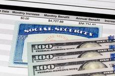 Photo of $100 bills and a Social Security card