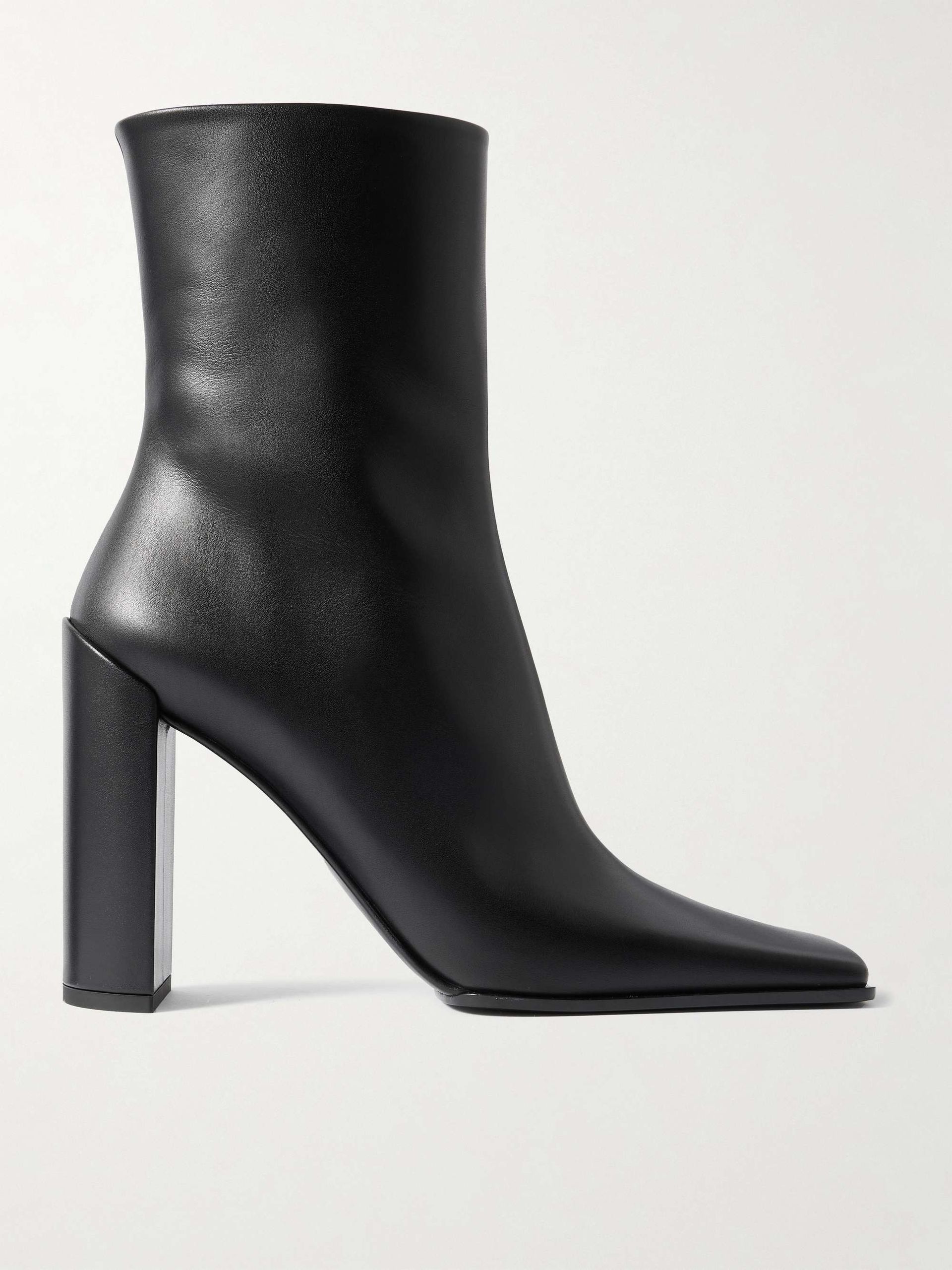 ALAÏA Leather Ankle Boots