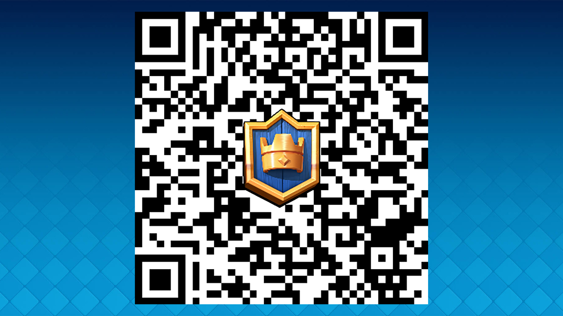 Clash Royale QR code for 10th Anniversary banners