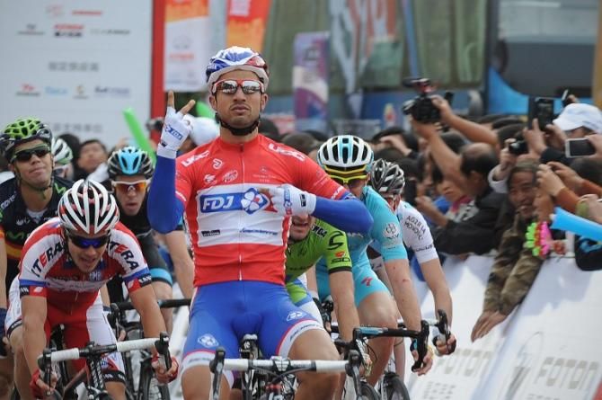 Nacer Bouhanni (FDJ) wins his second consecutive stage in Beijing