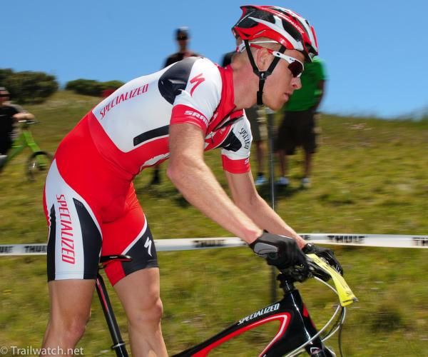 Max Plaxton (Specialized) rode a tactically perfect race today