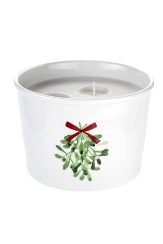 Mistletoe Ceramic Candle, £12