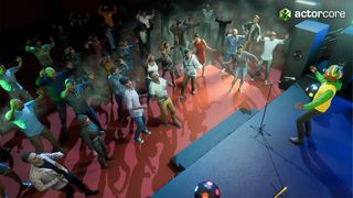 3D virtual crowd scene