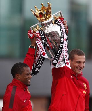 Nemanja Vidic and Patrice Evra enjoyed medal-laden Manchester United careers