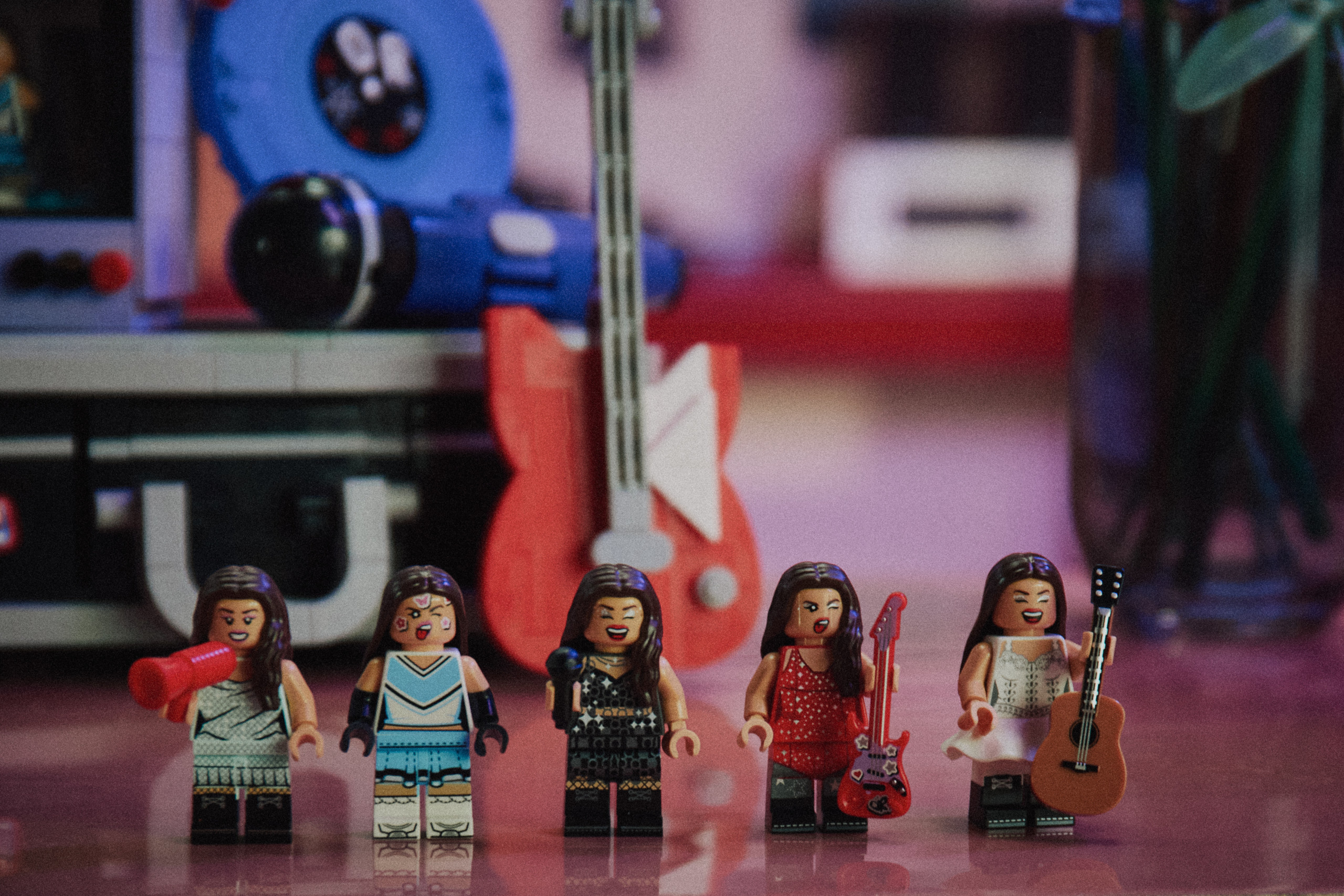 Individually styled minifigs are a key part of the collaboration