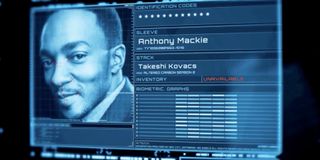 Anthony Mackie plays Takeshi Kovacs, the convicted criminal turned detective, in season two of "Altered Carbon" on Netflix.