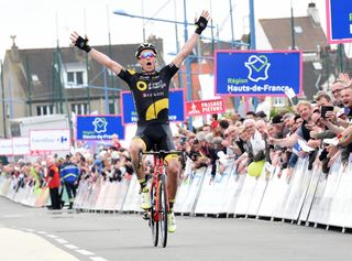 Sylvain Chavanel (Direct Energie) takes a solo win