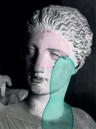 Photography by Viviane Sassen of "Pénicilline" in the Palace of Versailles