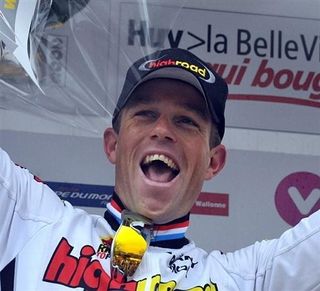 Kim Kirchen (Team High Road) won La Flèche Wallonne earlier this year