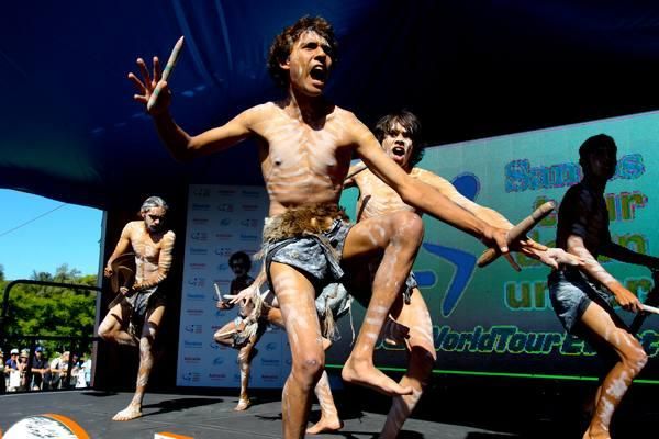 Local indigenous performers blessed the event.