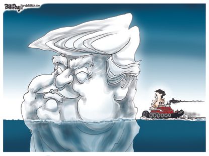 Political Cartoon U.S. Trump Rubio 2016