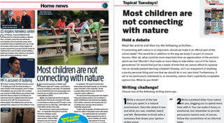 Topical Tuesday's article children not connecting with nature